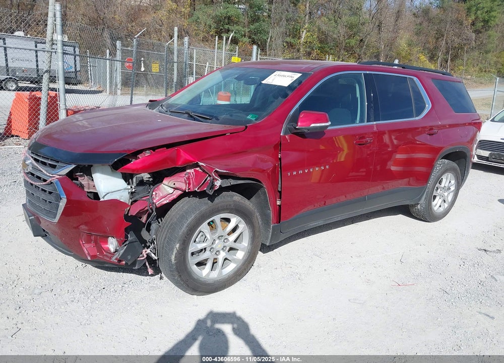 2021 CHEVROLET TRAVERSE AWD LT LEATHER VIN: 1GNEVHKW0MJ129743