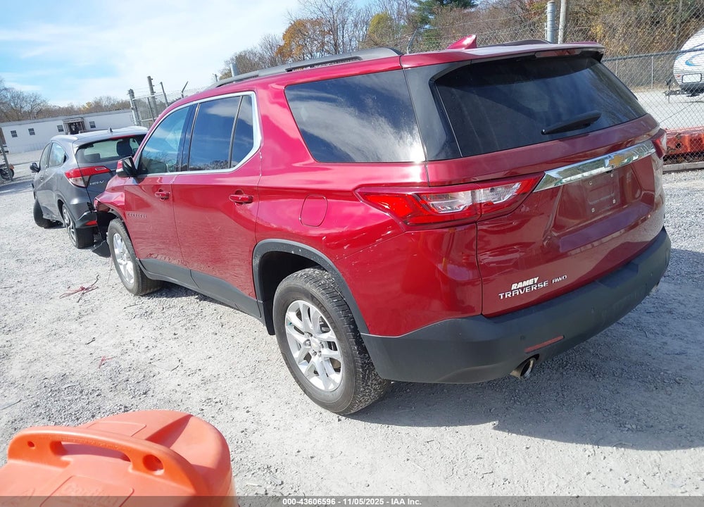 2021 CHEVROLET TRAVERSE AWD LT LEATHER VIN: 1GNEVHKW0MJ129743