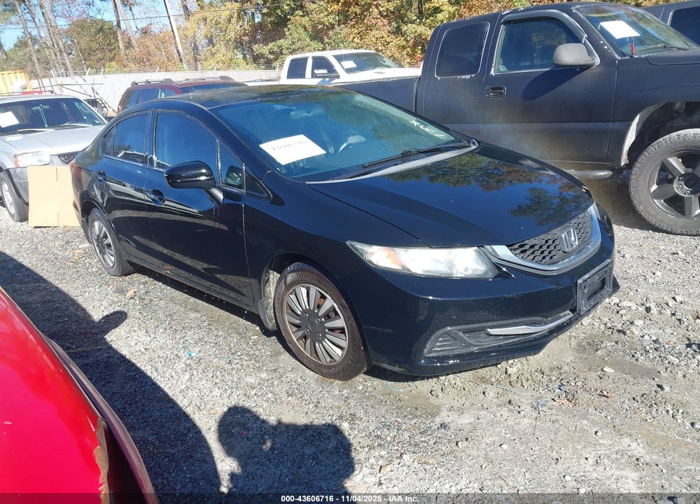 2014 HONDA CIVIC LX VIN: 19XFB2F55EE203466