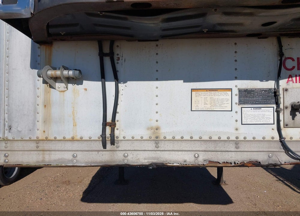 2000 GREAT DANE TRAILERS TRAILER VIN: 1GRAA0620YW062202