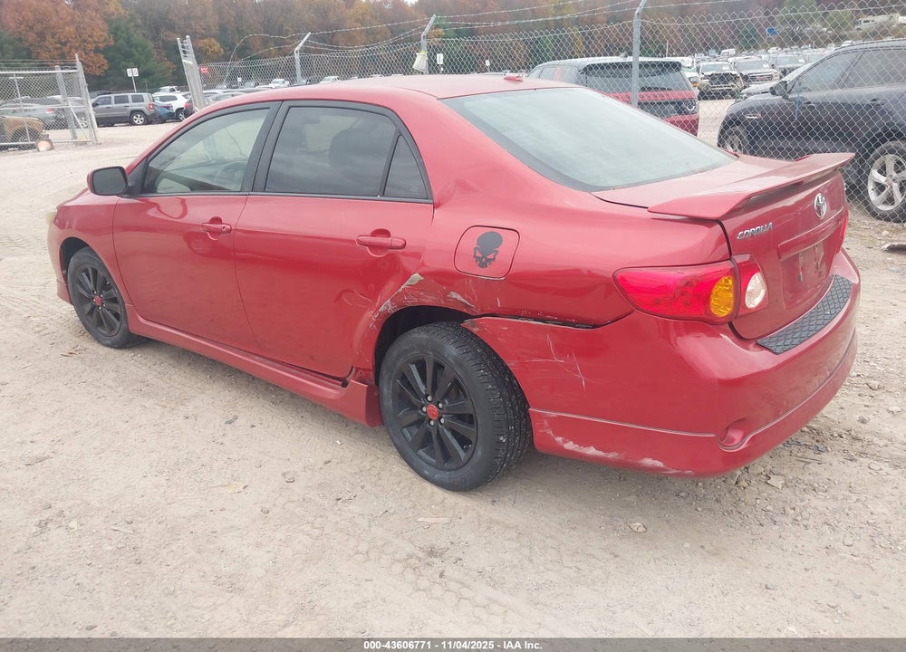 2009 TOYOTA COROLLA S VIN: 1NXBU40E89Z008087
