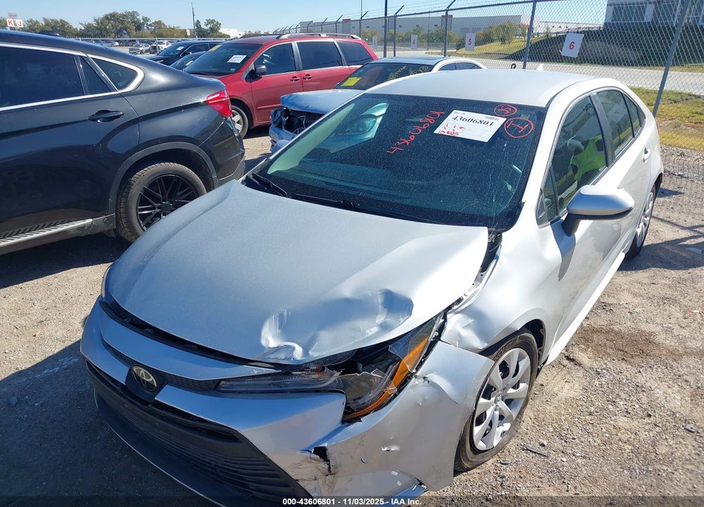 2025 TOYOTA COROLLA LE VIN: 5YFB4MDE5SP249252