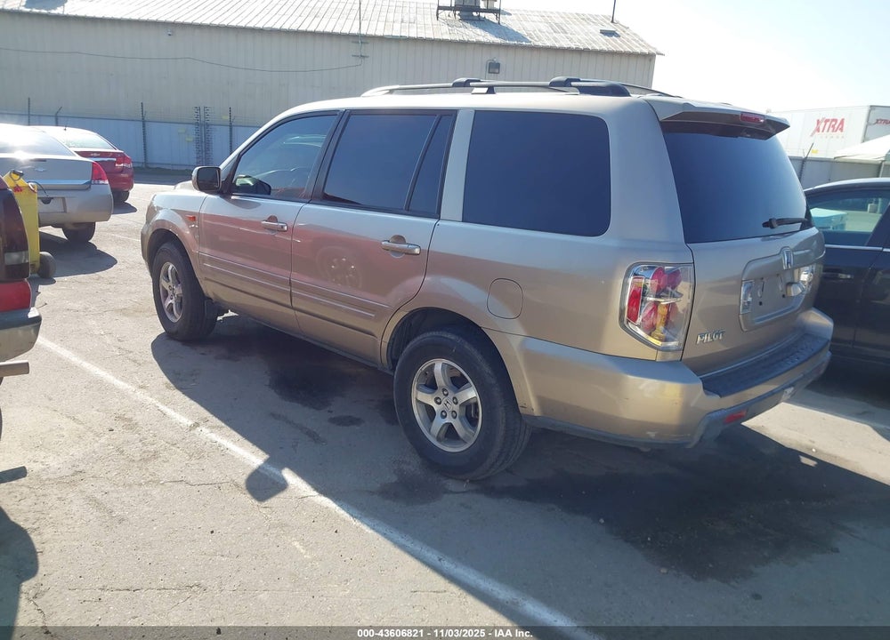 2007 HONDA PILOT VIN: 5FNYF28767B005553