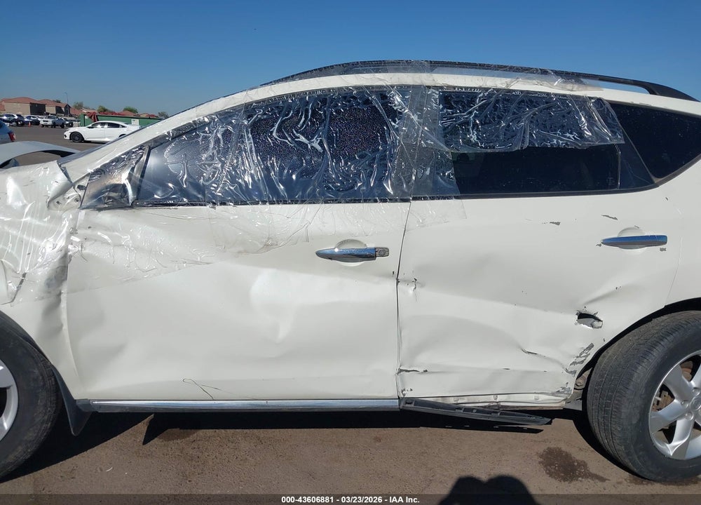 2009 NISSAN MURANO SL VIN: JN8AZ18U89W100501