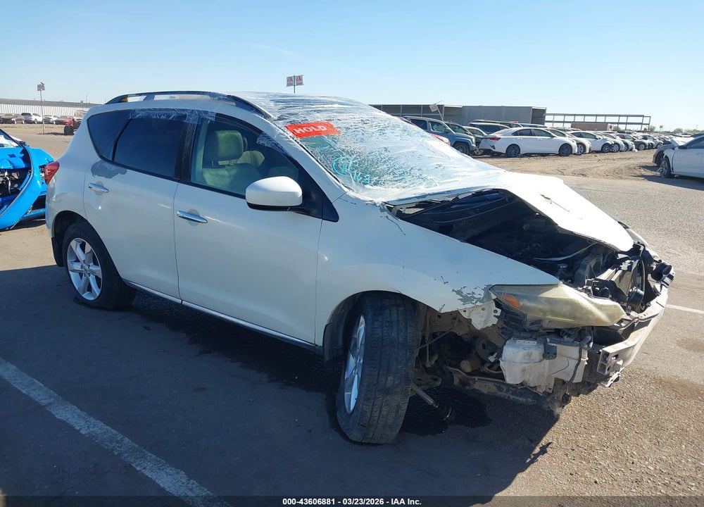 2009 NISSAN MURANO SL VIN: JN8AZ18U89W100501