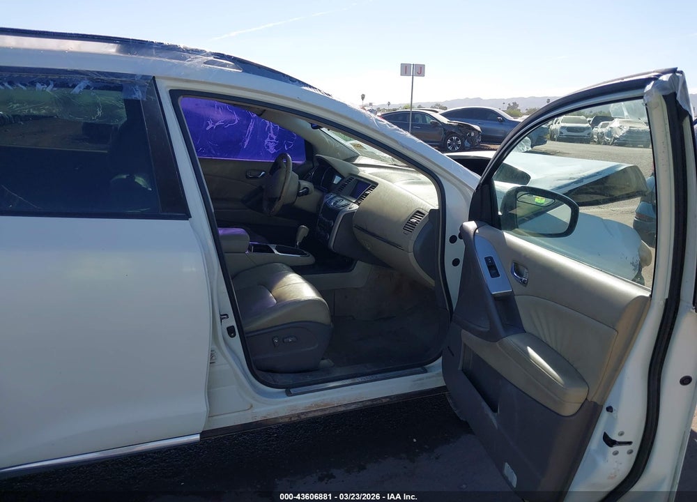2009 NISSAN MURANO SL VIN: JN8AZ18U89W100501