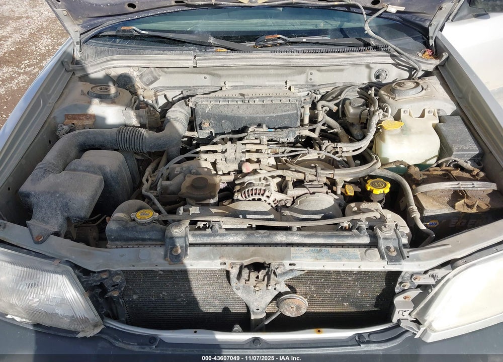 2001 SUBARU FORESTER L VIN: JF1SF63541H707788
