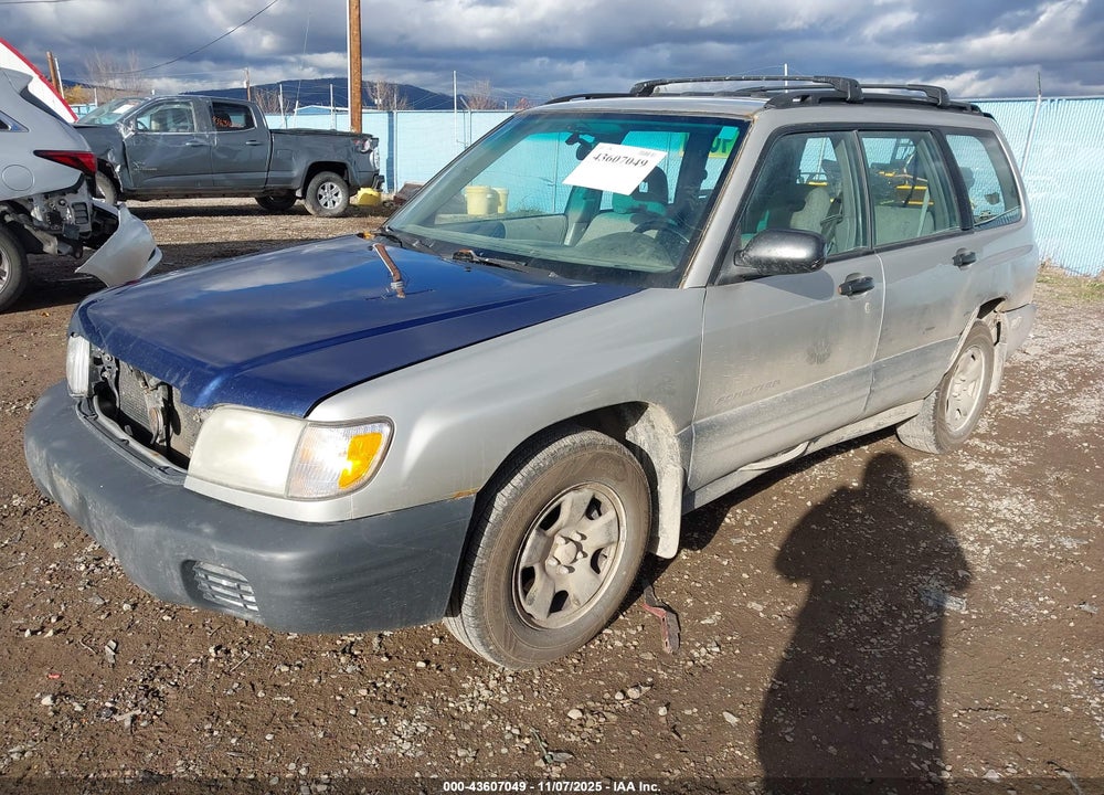 2001 SUBARU FORESTER L VIN: JF1SF63541H707788