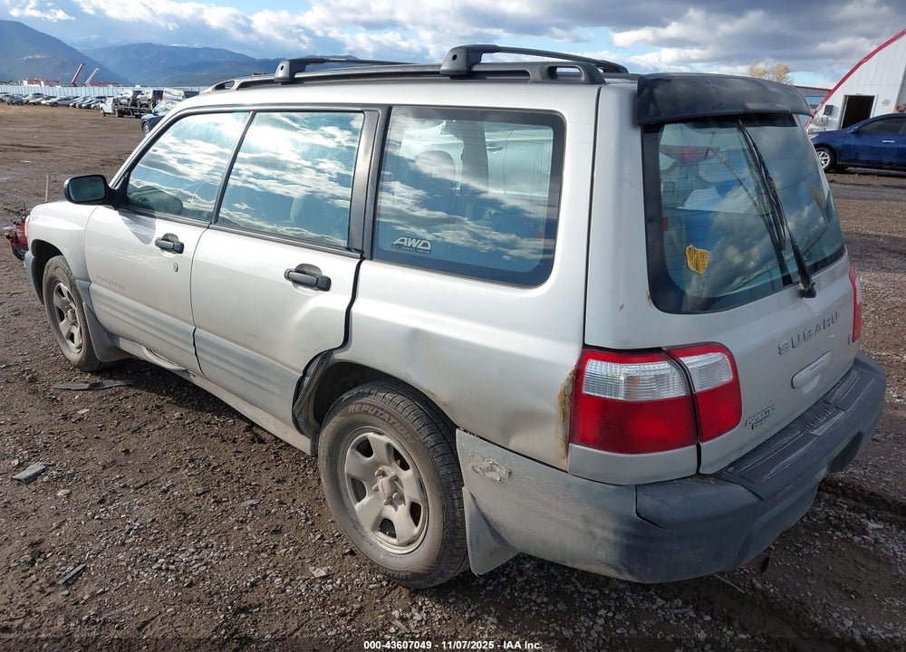 2001 SUBARU FORESTER L VIN: JF1SF63541H707788
