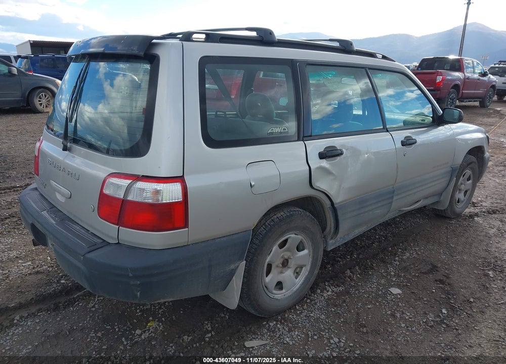 2001 SUBARU FORESTER L VIN: JF1SF63541H707788