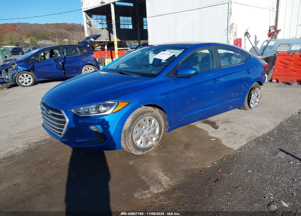 2017 HYUNDAI ELANTRA VIN: KMHD74LF0HU090853