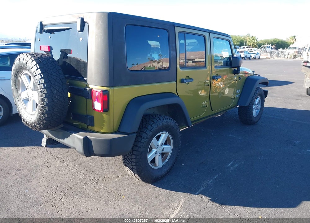 2008 JEEP WRANGLER UNLIMITED X VIN: 1J4GA39108L501452