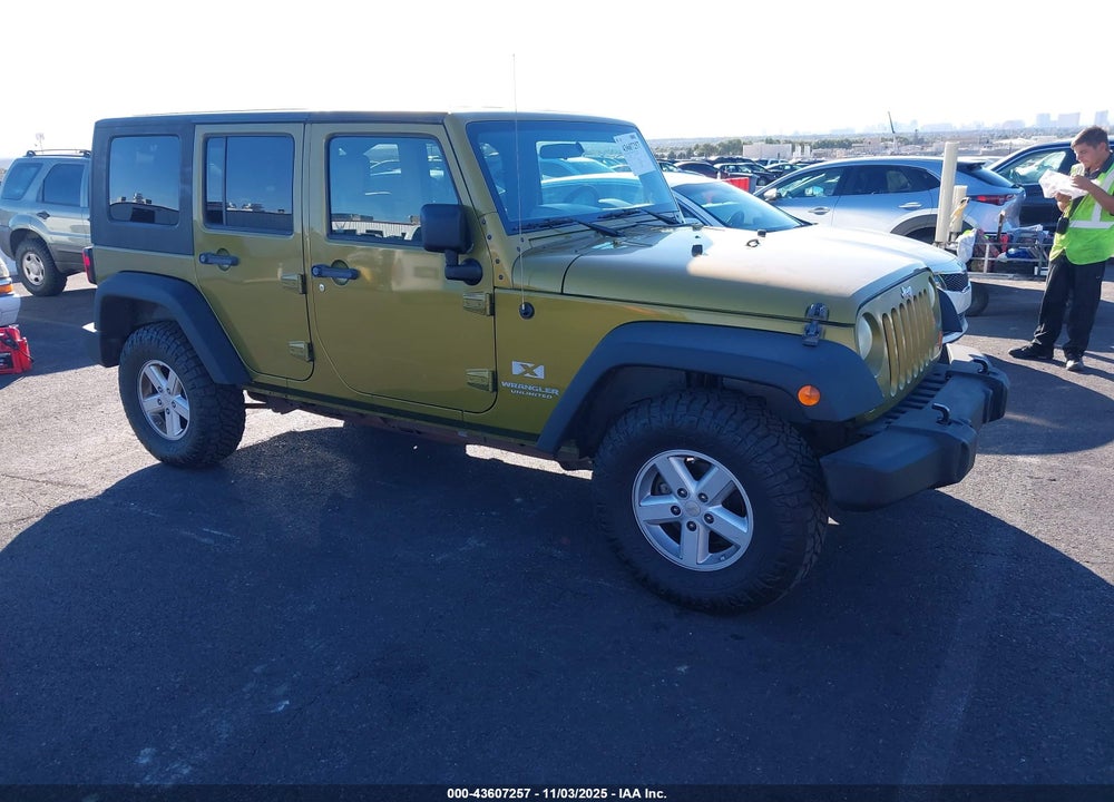 2008 JEEP WRANGLER UNLIMITED X VIN: 1J4GA39108L501452