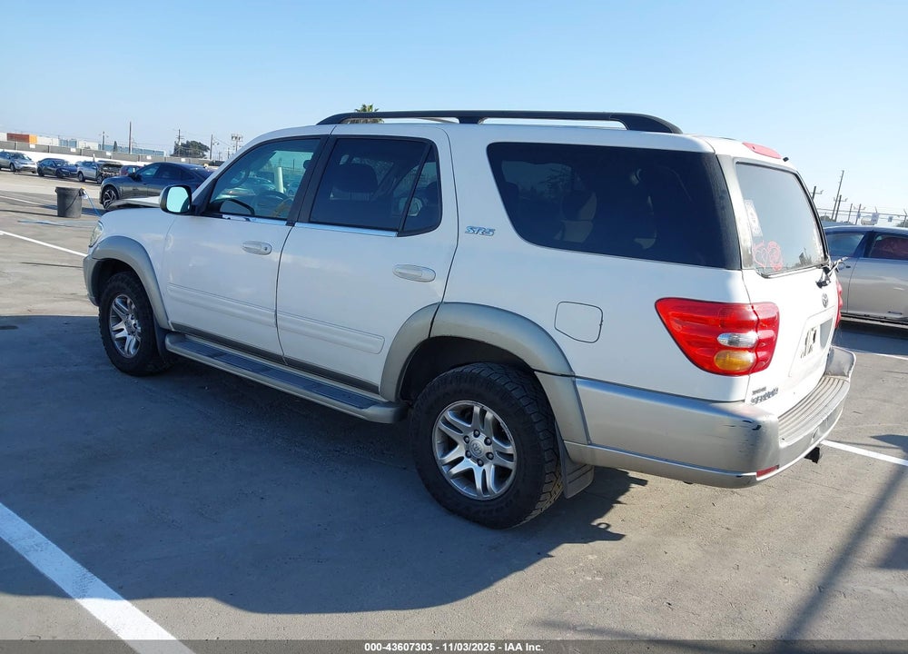 2003 TOYOTA SEQUOIA SR5 V8 VIN: 5TDZT34AX3S155160