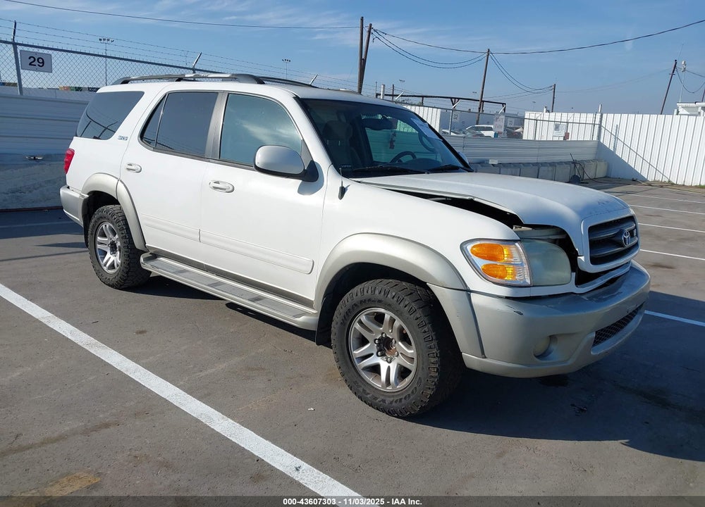 2003 TOYOTA SEQUOIA SR5 V8 VIN: 5TDZT34AX3S155160