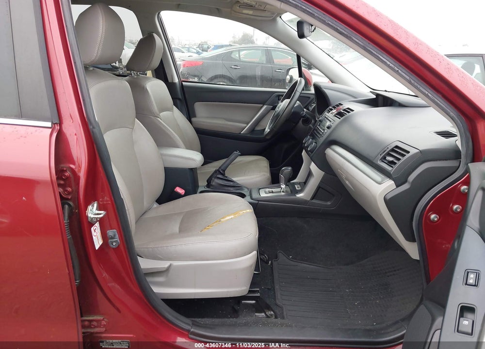 2015 SUBARU FORESTER VIN: JF2SJAHC6FH474623