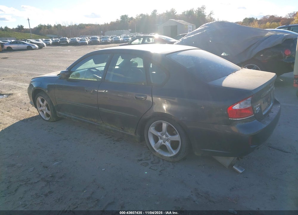 2008 SUBARU LEGACY VIN: 4S3BL626387209854