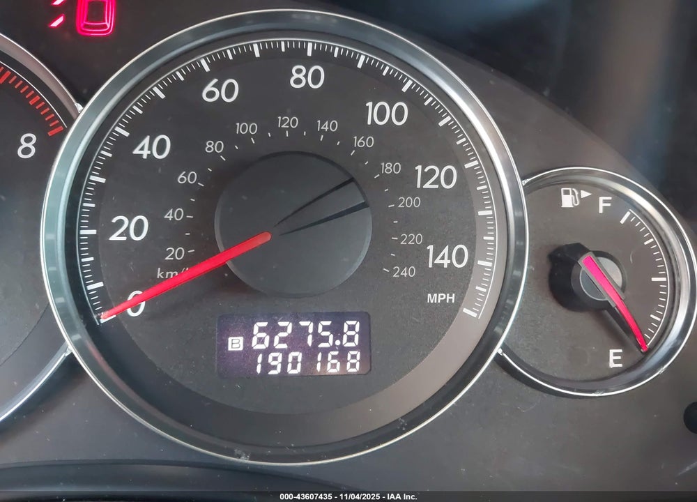 2008 SUBARU LEGACY VIN: 4S3BL626387209854
