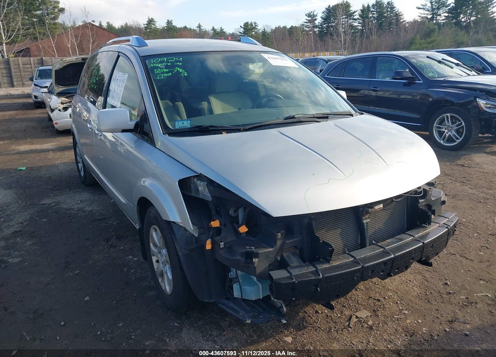 2008 NISSAN QUEST 3.5 S VIN: 5N1BV28UX8N119939