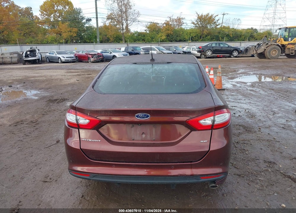 2016 FORD FUSION SE VIN: 3FA6P0H79GR301177