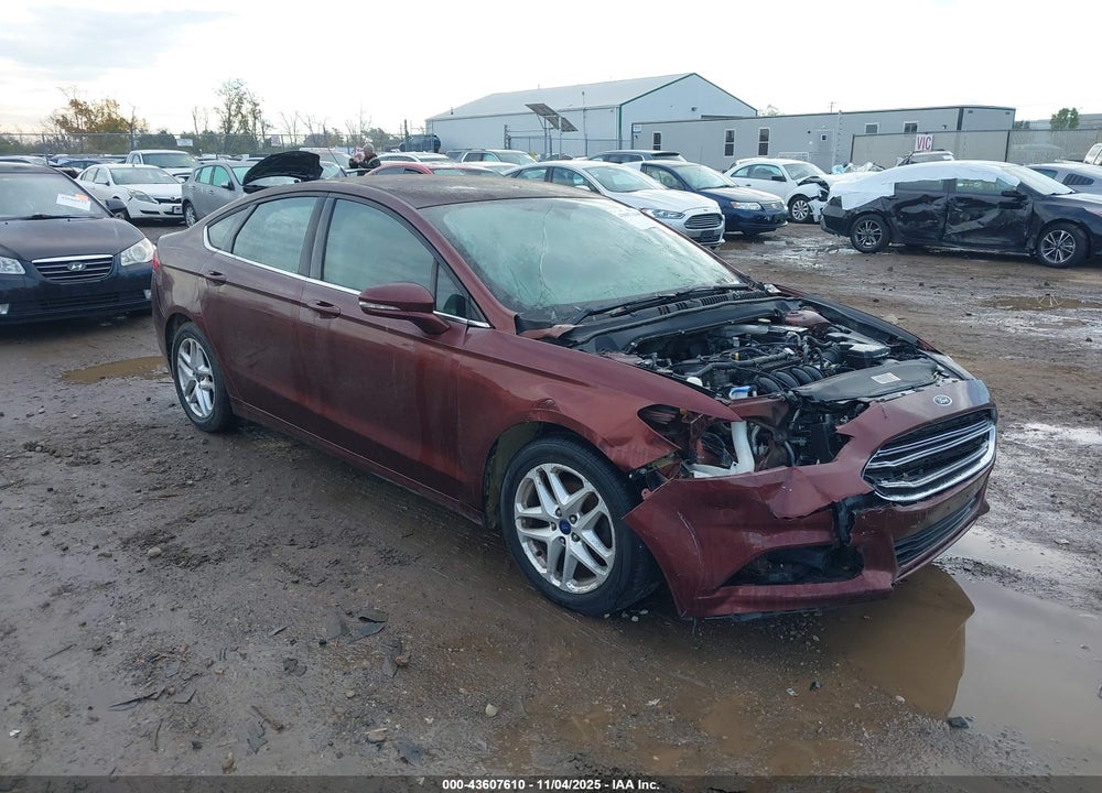 2016 FORD FUSION SE VIN: 3FA6P0H79GR301177