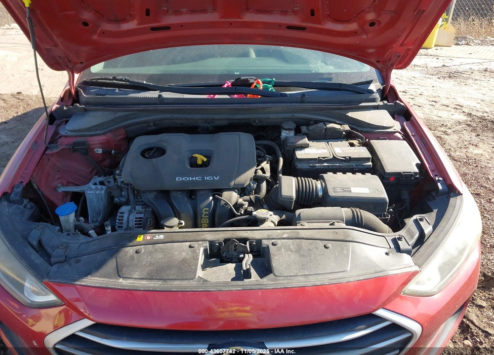 2017 HYUNDAI ELANTRA SE VIN: 5NPD74LF1HH135216
