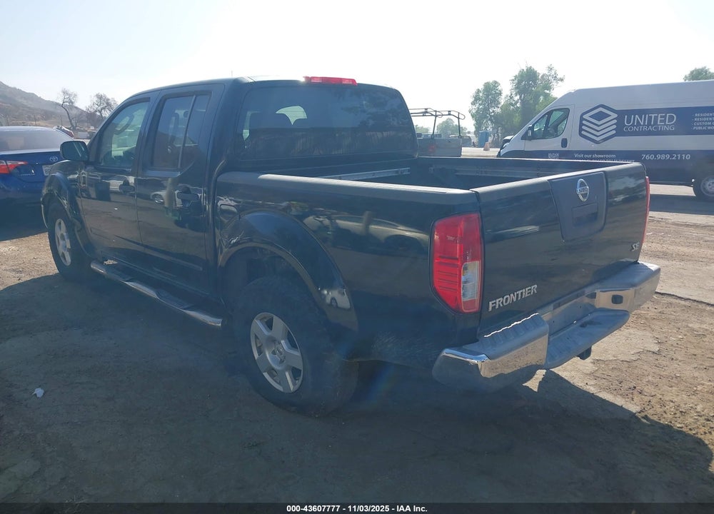 2008 NISSAN FRONTIER SE VIN: 1N6AD07UX8C441496