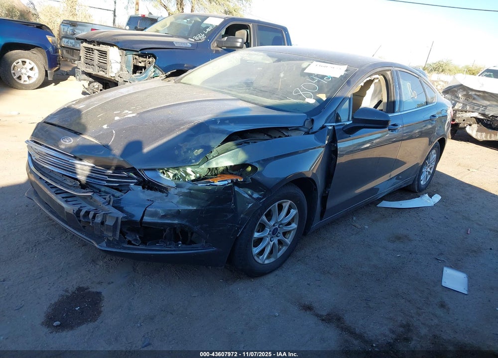 2017 FORD FUSION S VIN: 3FA6P0G72HR180429