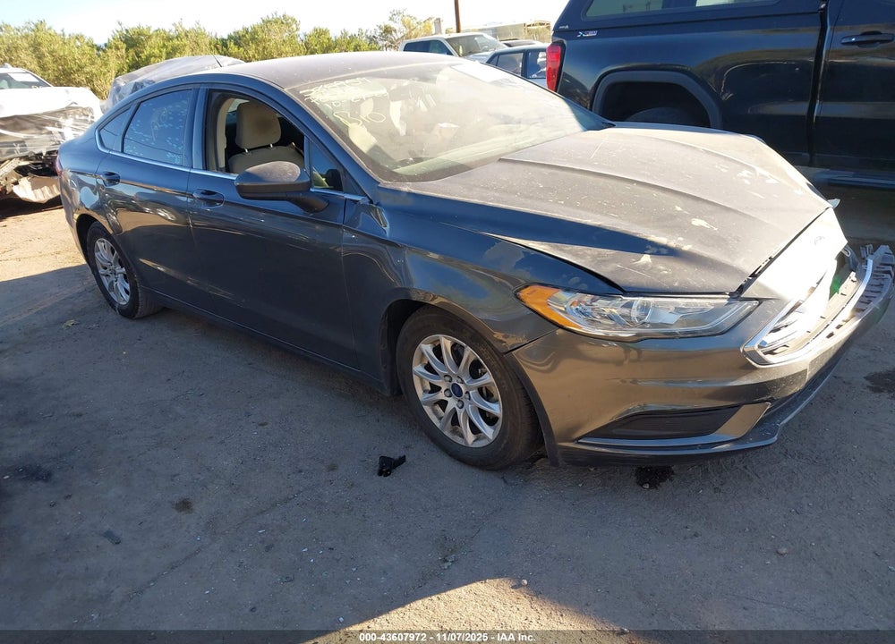 2017 FORD FUSION S VIN: 3FA6P0G72HR180429