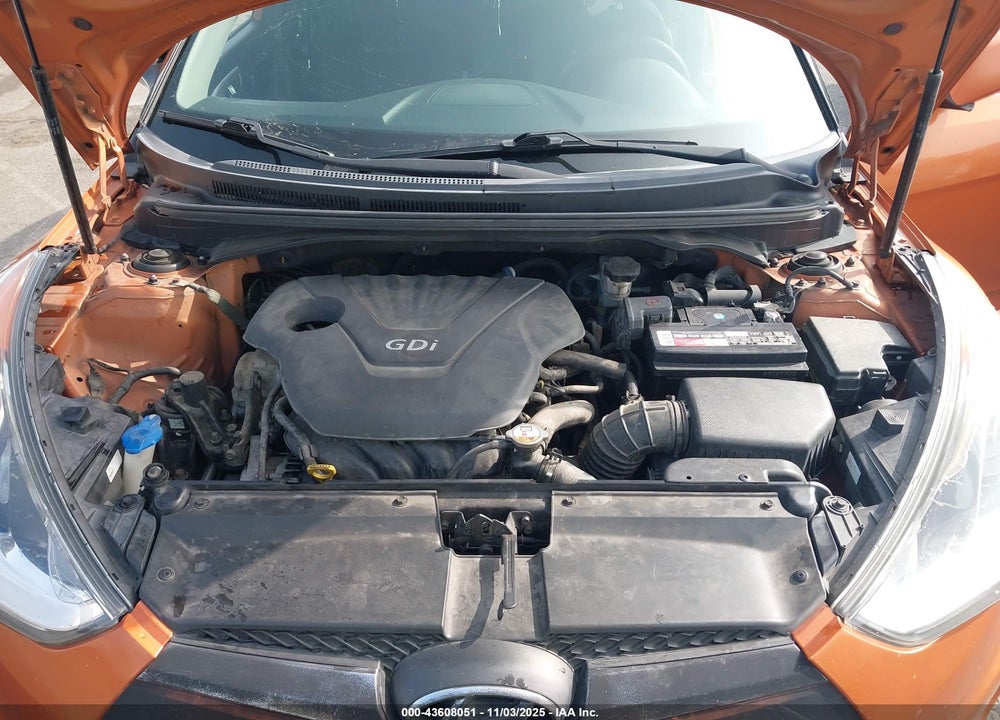 2013 HYUNDAI VELOSTER BASE W/BLACK VIN: KMHTC6AD5DU172737