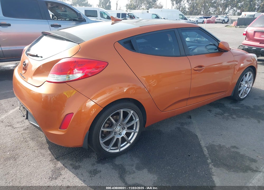 2013 HYUNDAI VELOSTER BASE W/BLACK VIN: KMHTC6AD5DU172737