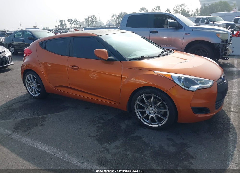 2013 HYUNDAI VELOSTER BASE W/BLACK VIN: KMHTC6AD5DU172737