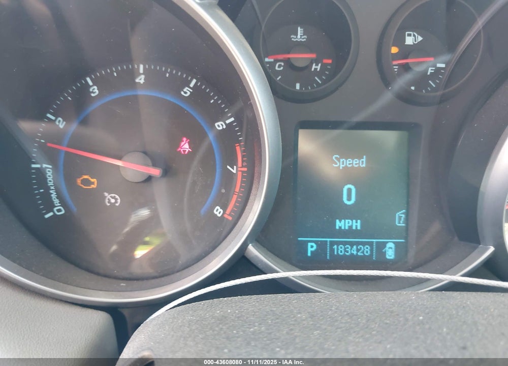2011 CHEVROLET CRUZE LT VIN: 1G1PE5S92B7262937