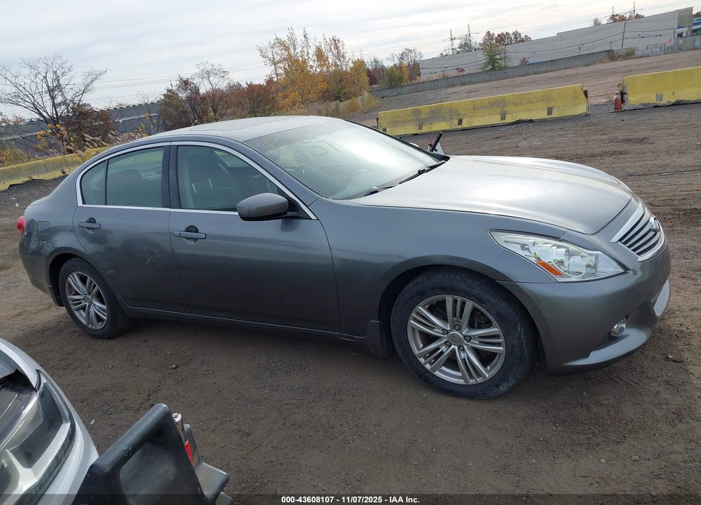 2013 INFINITI G37X VIN: JN1CV6AR5DM764653