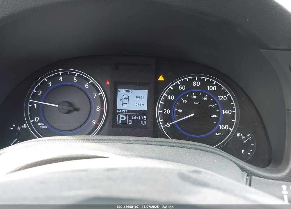 2013 INFINITI G37X VIN: JN1CV6AR5DM764653