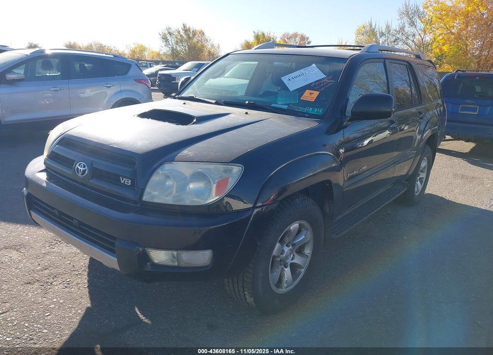 2003 TOYOTA 4RUNNER SR5 SPORT V8 VIN: JTEBT14R630027637