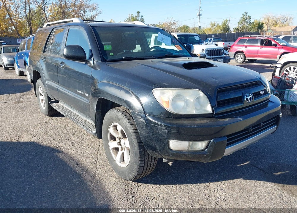 2003 TOYOTA 4RUNNER SR5 SPORT V8 VIN: JTEBT14R630027637