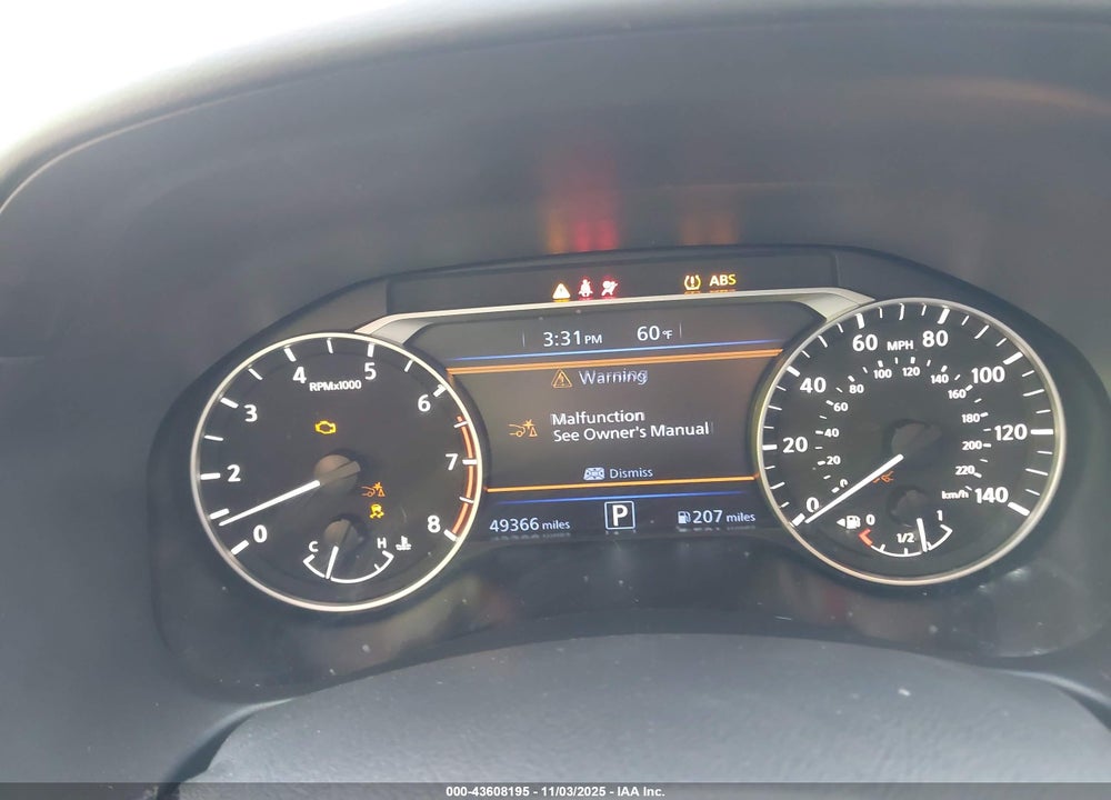 2022 NISSAN ALTIMA SR FWD VIN: 1N4BL4CV0NN341140