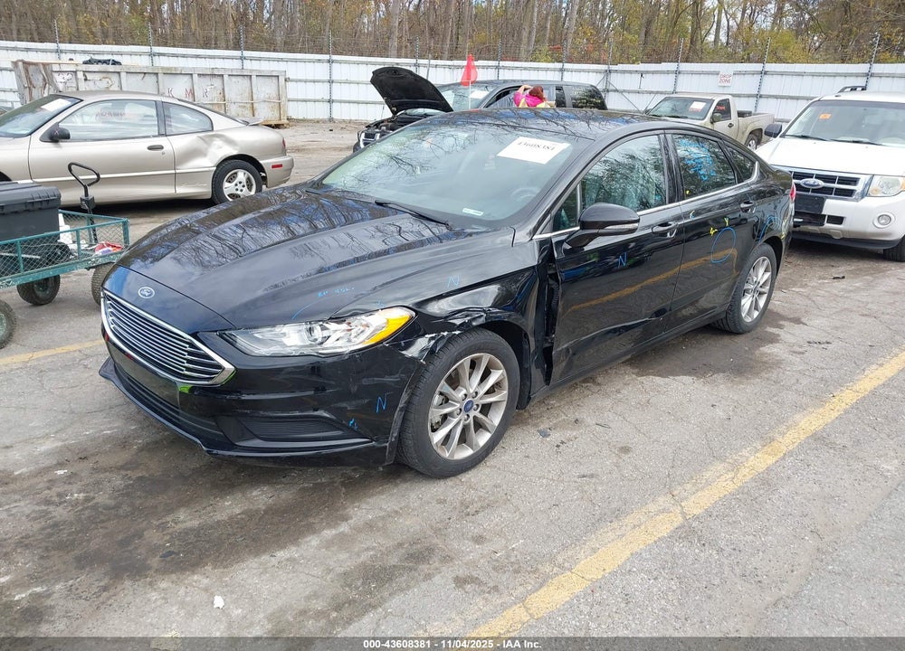 2017 FORD FUSION SE VIN: 3FA6P0HDXHR415924