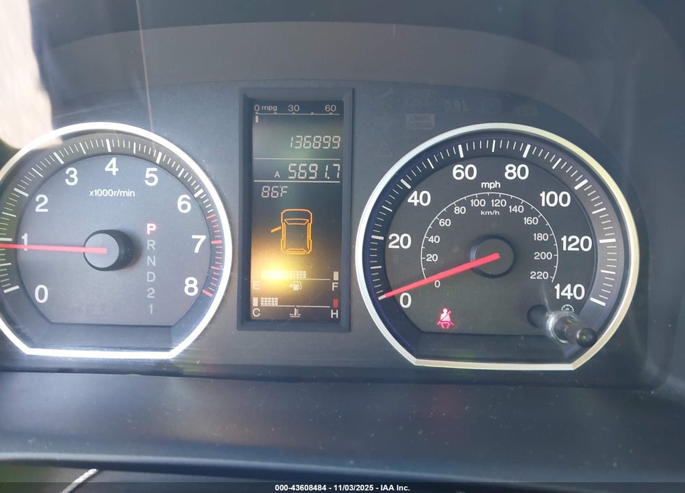 2008 HONDA CR-V EX-L VIN: JHLRE38758C015358