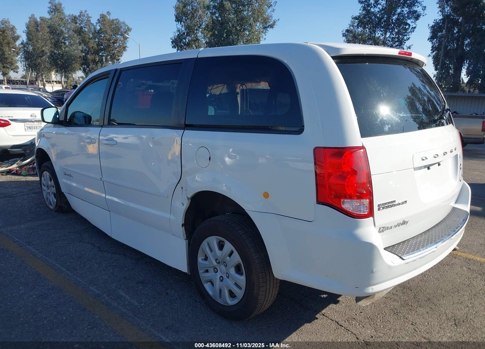 2017 DODGE GRAND CARAVAN SE VIN: 2C7WDGBG7HR738822