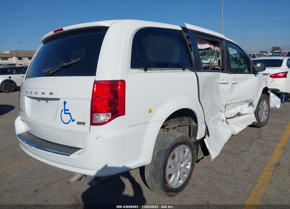 2017 DODGE GRAND CARAVAN SE VIN: 2C7WDGBG7HR738822