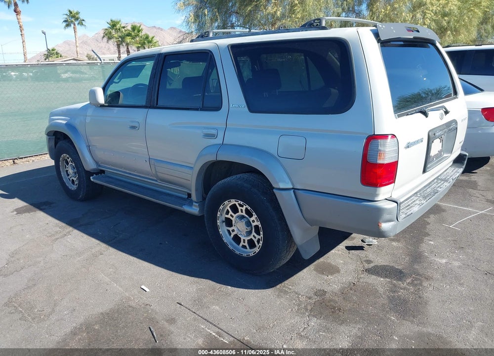 1999 TOYOTA 4RUNNER LIMITED V6 VIN: JT3GN87R3X0120490