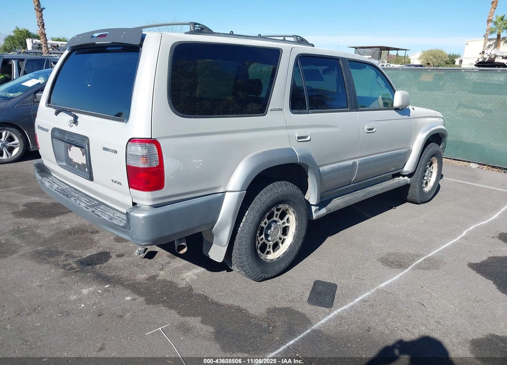 1999 TOYOTA 4RUNNER LIMITED V6 VIN: JT3GN87R3X0120490