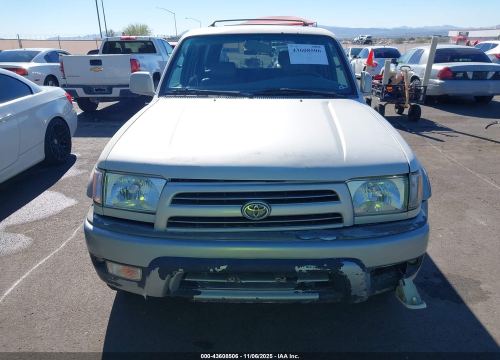 1999 TOYOTA 4RUNNER LIMITED V6 VIN: JT3GN87R3X0120490