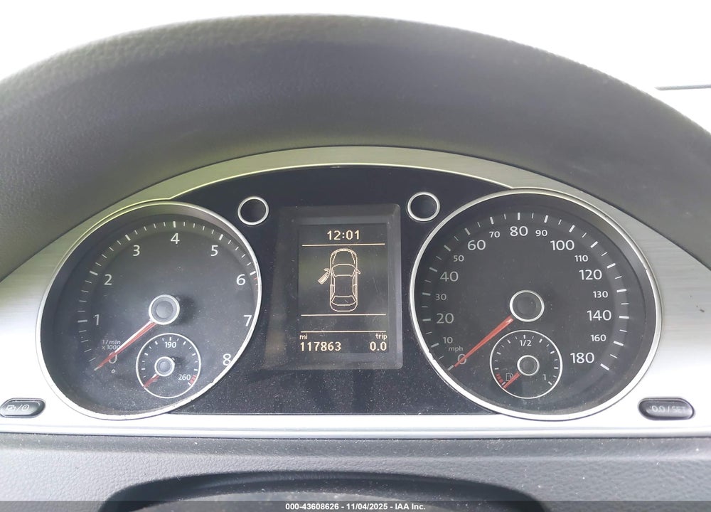2013 VOLKSWAGEN CC 2.0T SPORT VIN: WVWBN7AN8DE544137