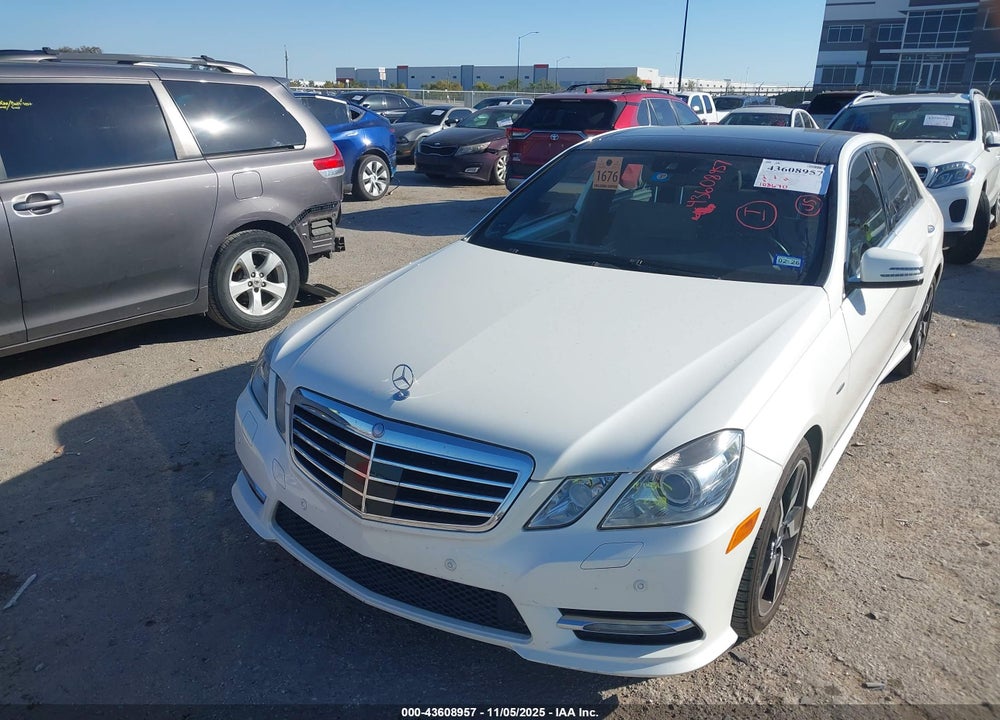 2012 MERCEDES-BENZ E-CLASS VIN: WDDHF5KB9CA541727