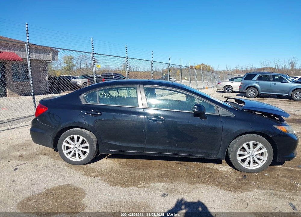 2012 HONDA CIVIC EX VIN: 19XFB2F88CE025723