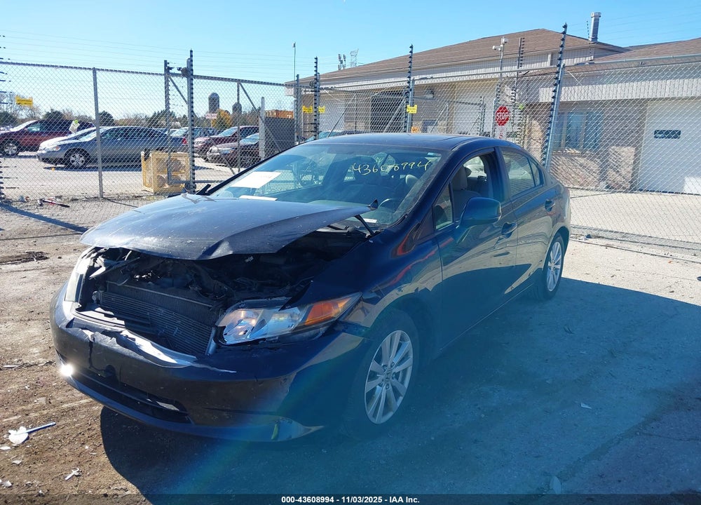 2012 HONDA CIVIC EX VIN: 19XFB2F88CE025723