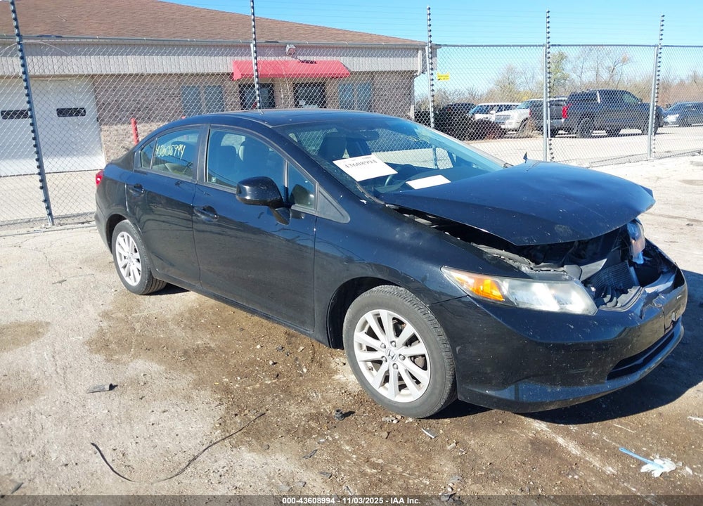 2012 HONDA CIVIC EX VIN: 19XFB2F88CE025723